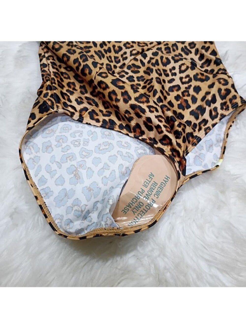 Summersalt Leopard 10 Print One-Piece Swimsuit Adjustable Straps - Picture 6 of 12